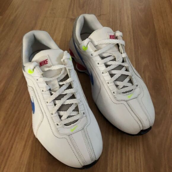 NIKE SHOX CONUNDRUM SI DELIVER White/Pink/Blue - Picture 7 of 8